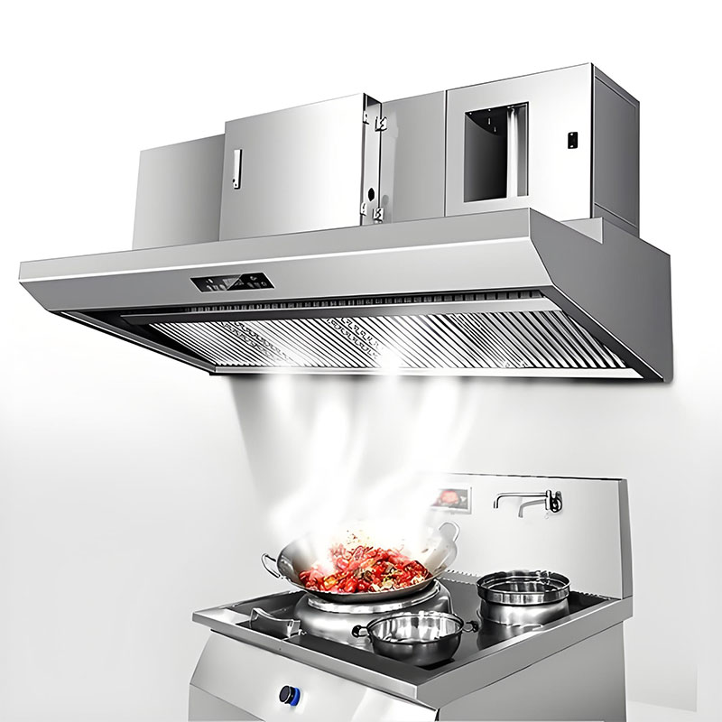 Integrated Air Purifier For Commercial Kitchen